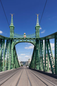 Freiheitsbrücke, Budapest, Ungarn Freiheitsbrücke, Budapest, Ungarn
